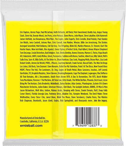 إرني بول 6 أوتار باريتون سلينكي نيكل جرح جيتار كهربائي، قياس 13-72 (P02839) in Kuwait