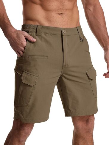 شورت رجالي للتنزه سيرًا على الأقدام خفيف الوزن وسريع الجفاف في الهواء الطلق والعمل التكتيكي وصيد الأسماك والسفر والتخييم in Saudi Arabia