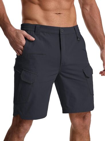 Men's Hiking Cargo Shorts Lightweight Quick Dry Outdoor Work Tactical Fishing Travel Camping in Saudi Arabia