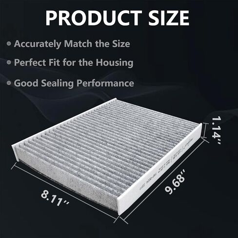 Freairpilot 2PCS CF11220 Cabin Air Filter,Replacement For BMW 535d,528i,535i,550i,640i,650i,740i,750i,750Li,760Li,M5,M6,Alpina B7/Rolls-Royce Dawn,Ghost,Wraith;OEM# CUK2533,64119272642. in Saudi Arabia