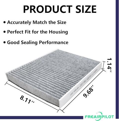 Freairpilot 2PCS CF11220 Cabin Air Filter,Replacement For BMW 535d,528i,535i,550i,640i,650i,740i,750i,750Li,760Li,M5,M6,Alpina B7/Rolls-Royce Dawn,Ghost,Wraith;OEM# CUK2533,64119272642. in Saudi Arabia