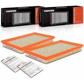 A-Premium 2-PC Engine Air Filter Compatible with Infiniti, Nissan, Saab & Subaru - 350Z, Altima, Frontier, Maxima, Murano, Pathfinder, Quest, Sentra, FX35, G20, JX35, M30, Forester, Impreza, Legacy