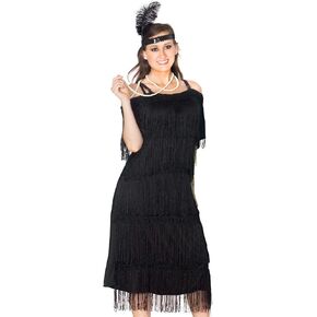 Women's Plus Size Lava Diva Deco Era Flapper Costume