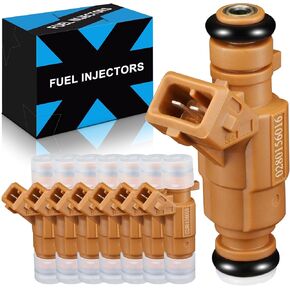 Upgraded Fuel Injectors 0280156016 fits for:-Mercedes-Benz CL500 CLK430 CLK500 CLS500 E430 E500 G500 ML430 ML500 R500 S430 S500 S430 SL500, 4.3L 5.0L 2000-2008, 852-12171 (8 Pcs)