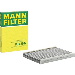 Mann Filter CUK 2862 Automotive Cabin Air Filter with Activated Carbon, Car & Truck Passenger Compartment OEM Filter Replacement for Volkswagen Jetta & Beetle, Audi TT and more