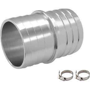 1-1/2" to 1-1/2" Hose Barb Splice Coupler Repair Fitting,Custom Radiator Hose,Connector Radiator Coolant Intercooler Heat Exchanger Fluid Designed