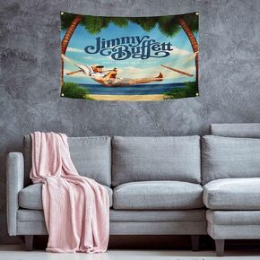 Equal Strain On All Parts Banner 3x5Feet Jimmy Buffett Tapestries Wall hanging Flag for Home Decor
