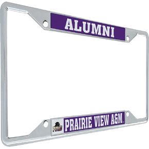 Desert Cactus Prairie View A&M University PVAMU Panthers Metal License Plate Frame for Front or Back of Car Officially Licensed (Alumni)