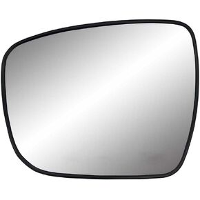Driver Side Heated Replacement Glass w/backing plate, Nissan Rogue Sport Models only, 5 5/8" x 6 7/8" x 7 11/16"