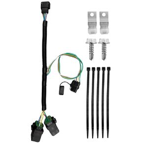 4-Pin Trailer Wiring Harness Kit Fit for Chevrolet Equinox GMC Terrain 2018-2024, 4-Way Trailer Tow Hitch Wiring Connector Relay Harness Kit Replace 56429