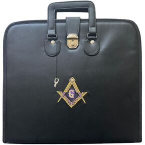 Masonic Blue Lodge Master Mason Soft Apron Case for Freemasons
