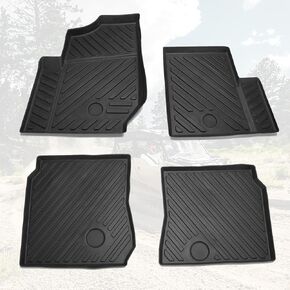 A & UTV PRO Floor Mat for Polaris General XP 4 1000/ General 4 1000 2016-2023, Front and 2nd Row Floor Slush Liner, All Weather TPE Material Protection Accessories, Custom Fit, Waterproof, 4PCS
