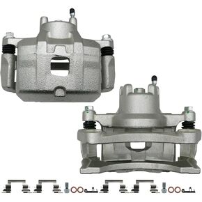 Disc Brake Calipers With Bracket Fits for 2011-2014 Chrysler 200 Cirrus Sebring, 2008-2014 Dodge Avenger Calibe, 2007-2017 Jeep Compass Patriot, 2PCS Front Left Right,18B5032,18B5033