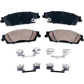 HICKS Rear Brake Pad Set D1194 Compatible with 2009-2013 Chevy Silverado 1500, 2007-2014 Chevy Tahoe, 2007-2014 GMC Yukon, 2007-2014 Cadillac Escalade
