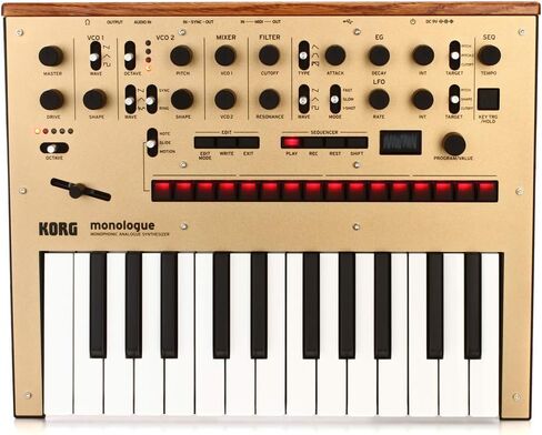 Korg Monologue Monophonic Analog Synthesizer with Presets-Blue (MONOLOGUEBL) in Saudi Arabia