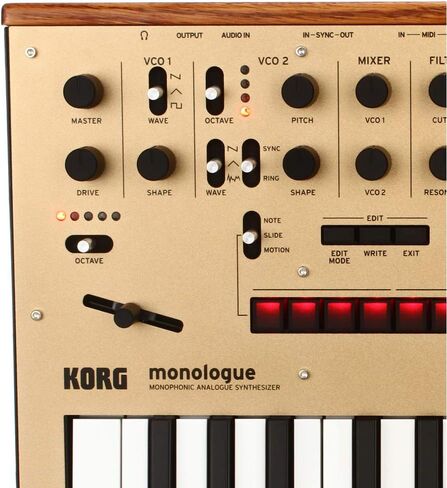 Korg Monologue Monophonic Analog Synthesizer with Presets-Blue (MONOLOGUEBL) in Saudi Arabia