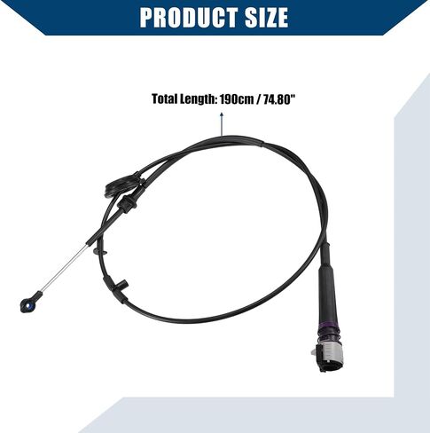 كابل ناقل الحركة الأوتوماتيكي لـ Chevy Express 1500 2500 3500 لـ GMC Savana/كابل رافعة التحكم التلقائي / متين / قطعة واحدة/أسود in Saudi Arabia