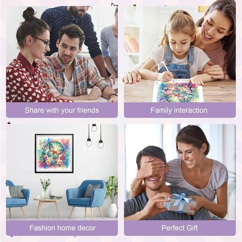 MEIYUDA 5D DIY مجموعات فنية ماسية الشكل للمبتدئين، مجموعات طلاء الماس للبالغين سلحفاة بحرية لطيفة، لوحة ماسية لأحجار الراين للحياة البحرية لتزيين جدران المنزل والمكتب 12 × 12 بوصة in Saudi Arabia