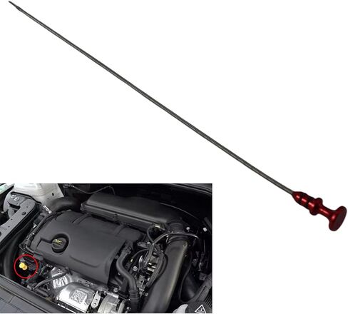 مقياس سائل زيت المحرك لميني R55 R58 R60 R56 R57 R61 R59 1.6L Cooper S 1.6T JCW 1.6L واحد استبدال #11437585970 11437549422 11437561567 11437566021 11437568567 in Kuwait