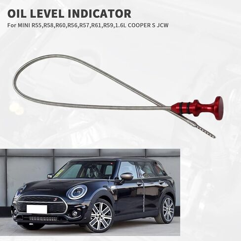 مقياس سائل زيت المحرك لميني R55 R58 R60 R56 R57 R61 R59 1.6L Cooper S 1.6T JCW 1.6L واحد استبدال #11437585970 11437549422 11437561567 11437566021 11437568567 in Kuwait