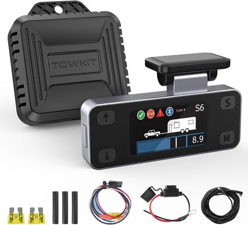 Electric Proportional Trailer Brake Controller Fit for 1-3 Axles Brake Controller, Electric Trailer Brake Controller for Small Multi-Purpose Trailers, Travel Trailers, Large Commercial Trailers in Saudi Arabia