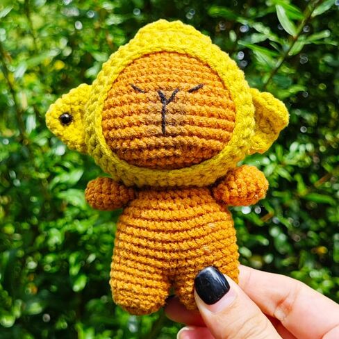 Crochet Kit for Beginners Adults Starter Friendly Crochet Kit with Step-by-Step Video Tutorials,Learn to Cute Gorilla Crochet Animal Kits,DIY Knitting Supplies,Easy Peasy Yarn for Crochet Lovers in Kuwait