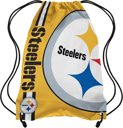 FOCO Kansas City Chiefs NFL Alternate Color Big Logo Drawstring Backpack - Yellow in Saudi Arabia