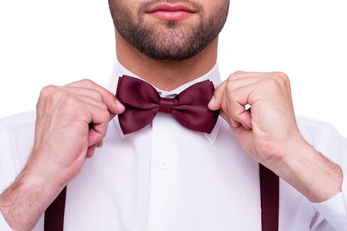 trilece Bow Tie and Suspenders for Men, Adjustable Mens Womens Suspenders, Suspenders with Matching Bowtie in Saudi Arabia