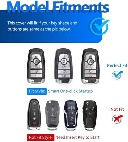 for Ford Key Fob Cover with Leather Keychain, Soft TPU Key Case Compatible with Ford Bronco Escape Expedition Explorer F150 F250 F350 F450 F550 Fusion Maverick Mondeo Ranger Smart Remote(Pink) in Saudi Arabia