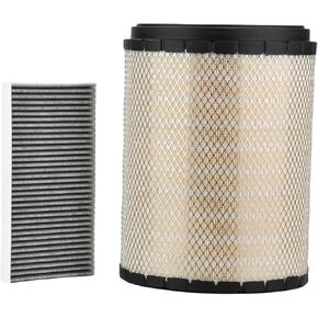AF26103 AF27958 Engine & Cabin Air Filters Compatible with International Prostar Durastar Semi Trucks Replaces AF26103 RS4862 LAF6663 3839141C1 PA5679 CAF24015 AF2486