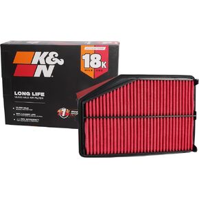 K&N Engine Air Filter: Long Life 18,000 Mile Replacement Air Filter: Compatible with 2015-2016 Honda CR-V, KNA-5031