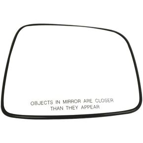 SCITOO Side View Mirror Glass Passenger Right Side Mirror Glass Fit For 2002-2007 For Jeep LIBERTY W/O HEATED Chrome Convex Replacement Exterior Mirror Glass