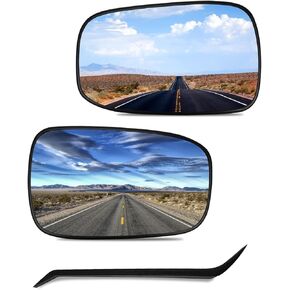 زجاج مرآة ساخن من ULZOZN لجانب الركاب مناسب لسيارة Honda Accord 2003-2007 استبدال 76203-SDC-N01، عدسات مرآة الرؤية الخلفية اليمنى in Kuwait