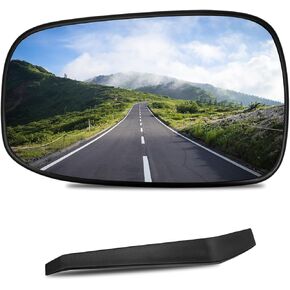 ULZOZN Passenger Side Heated Mirror Glass Fit for Honda Accord 2003-2007 Replace 76203-SDC-N01, Right Rearview Mirror lenses