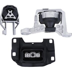 Engine and Transmission Mount (3PS). Fit for 2012-2018 Focus L4 2.0L. Replaces Part # A5646 AV6Z6038A A5520 CV6Z6068A A5612 AV6Z6068A.