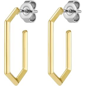 Olivia Burton Jewelry - Women's Ever Stacked Collection - Hoop Earrings - Stainless Steel, Hypoallergenic - Easy Everyday Wear - Gift for Her