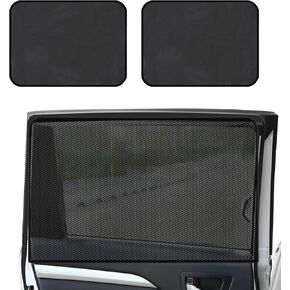 2PCS Car Window Shades, Car Window Covers, Universal Magnetic Curtain for Baby and Kids with Sun UV Protection, Car Accessories Side Window Sun Shade Privacy Sunshade Fit Sleeping Camping