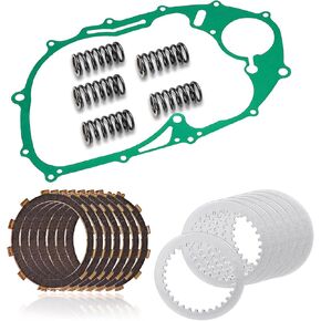Clutch Plate Kit For Yamaha V Star 650 XVS650 XVS650A XVS650AT 1998-2016 4X7-16324-00-00 22U-16321-00-00 4X7-16325-00-00