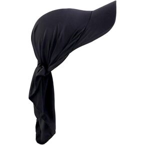Headscarf Baseball Cap, Ethnic Turban Wide Scraf Head Wrap Sun Hat Hair Loss Summer Beach Outdoor Sport Cap