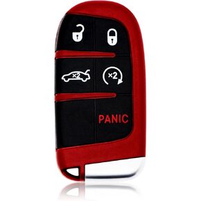 Car Key Fob Remote Keyless Entry Control M3M-40821302 433MHz 5 Button Replacement for 2019-2021 Dodge Challenger Charger SRT
