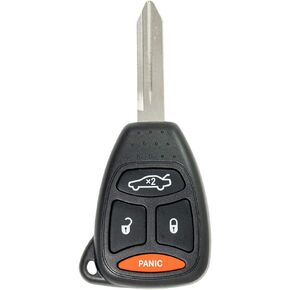 Keyless2Go Replacement for Keyless Remote Head Key Fob 4 Button KOBDT04A and OHT692427AA (1 Pack)