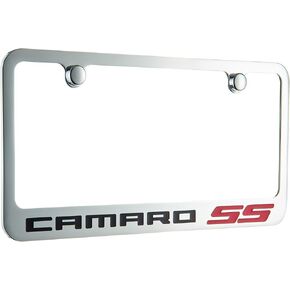 Camaro SS Chromed License Frame, Officially Licensed.