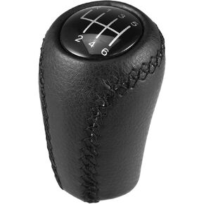 ACROPIX Black 6 Speed Manual Gear Shift Knob Stick Shifter Lever Head Ball for Mazda 3 BK BL 2003-2013 for Mazda 5 CR CW 2005-2013 - Pack of 1