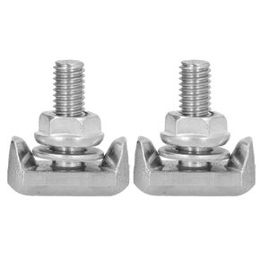 Car Battery Terminal T Bolts, 2pcs Stainless Steel Terminal Bolt Replacement 19116852 6X0915138 64740 Replacement for Car