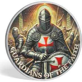 Knights Templar Challenge Coin (Warrior Prayer)