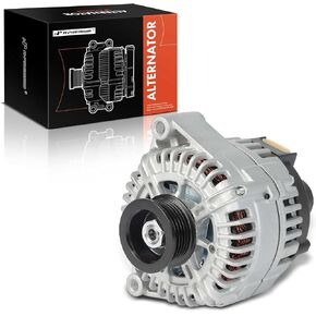 A-Premium Alternator Compatible with Chevrolet Equinox 2005-2006 & Pontiac Torrent 2006, 3.4L, 12V 145A 6-Groove Pulley Clockwise, Replace# 10356804, 10396843
