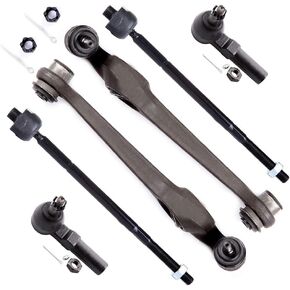 SCITOO 6pcs Front Suspension Kit Lower Control Arm And Ball Joint Inner Outer Tie Rod End Replacement For Saturn SC SC1 SC2 SL SL1 SL2 SW1 SW2