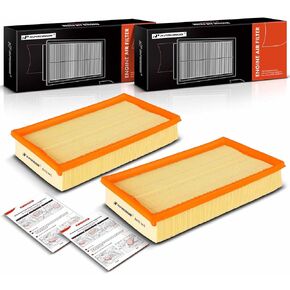 A-Premium 2-PC Engine Air Filter Compatible with Mercedes-Benz C43 AMG 1998, E320 2000-2003, E430 1999-2002, E55 AMG 2001, 3.2L 4.3L 5.5L, Replace# A1120940204, 1120940204