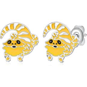 Bearded Dragon Gifts S925 Sterling Silver Bearded Dragon Earrings Bearded Dragon Jewelry Gifts for Women
