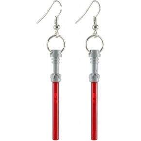 LEGO Light Saber Earrings Red Jewelry